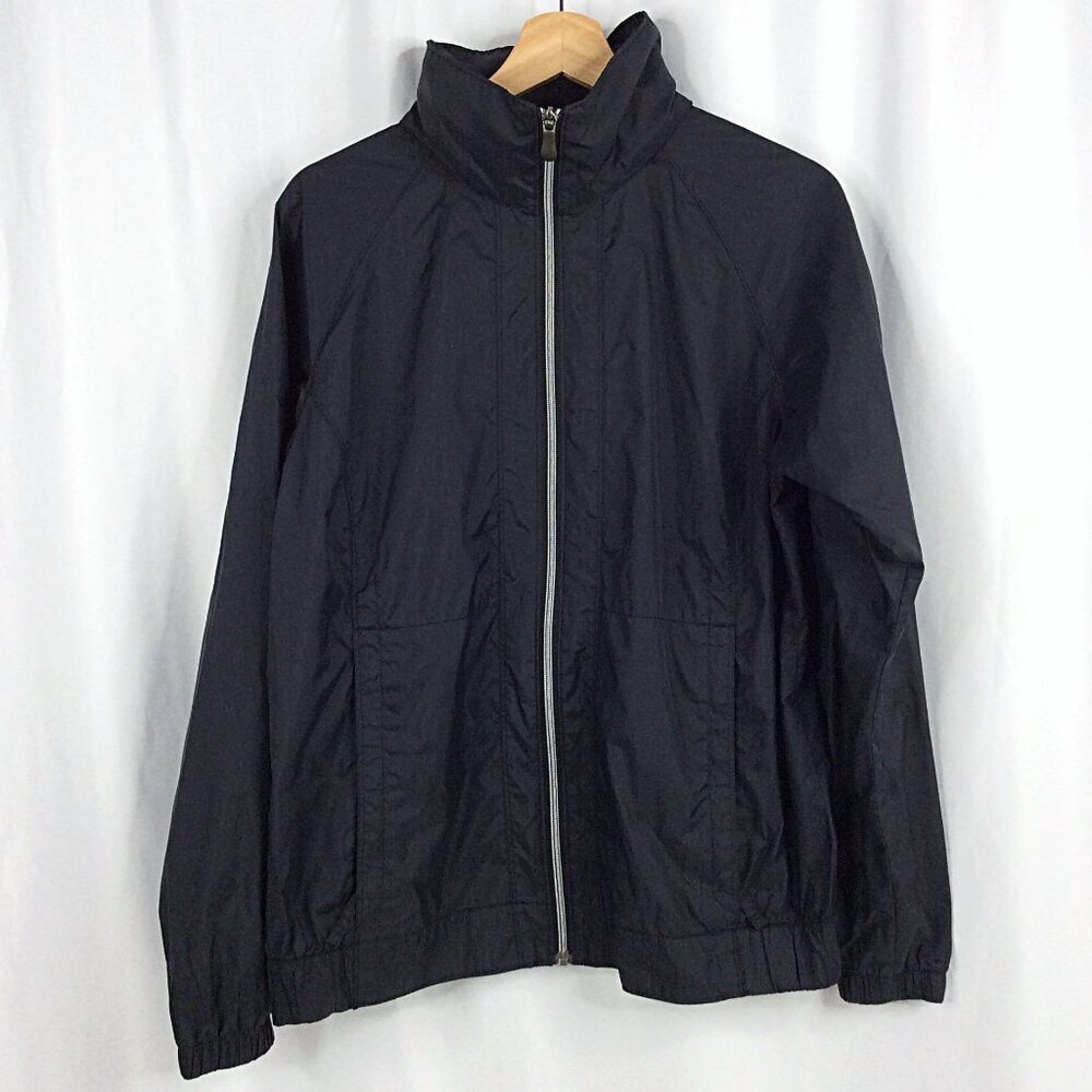 Columbia Omni-Shield Women's Windbreaker‎ Jacket Large Full Zip Convertible Hood